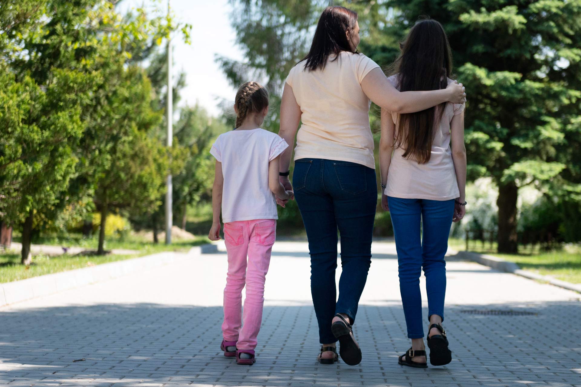 Ukrainische Familie in Polen. Foto: Katerina Ilievska