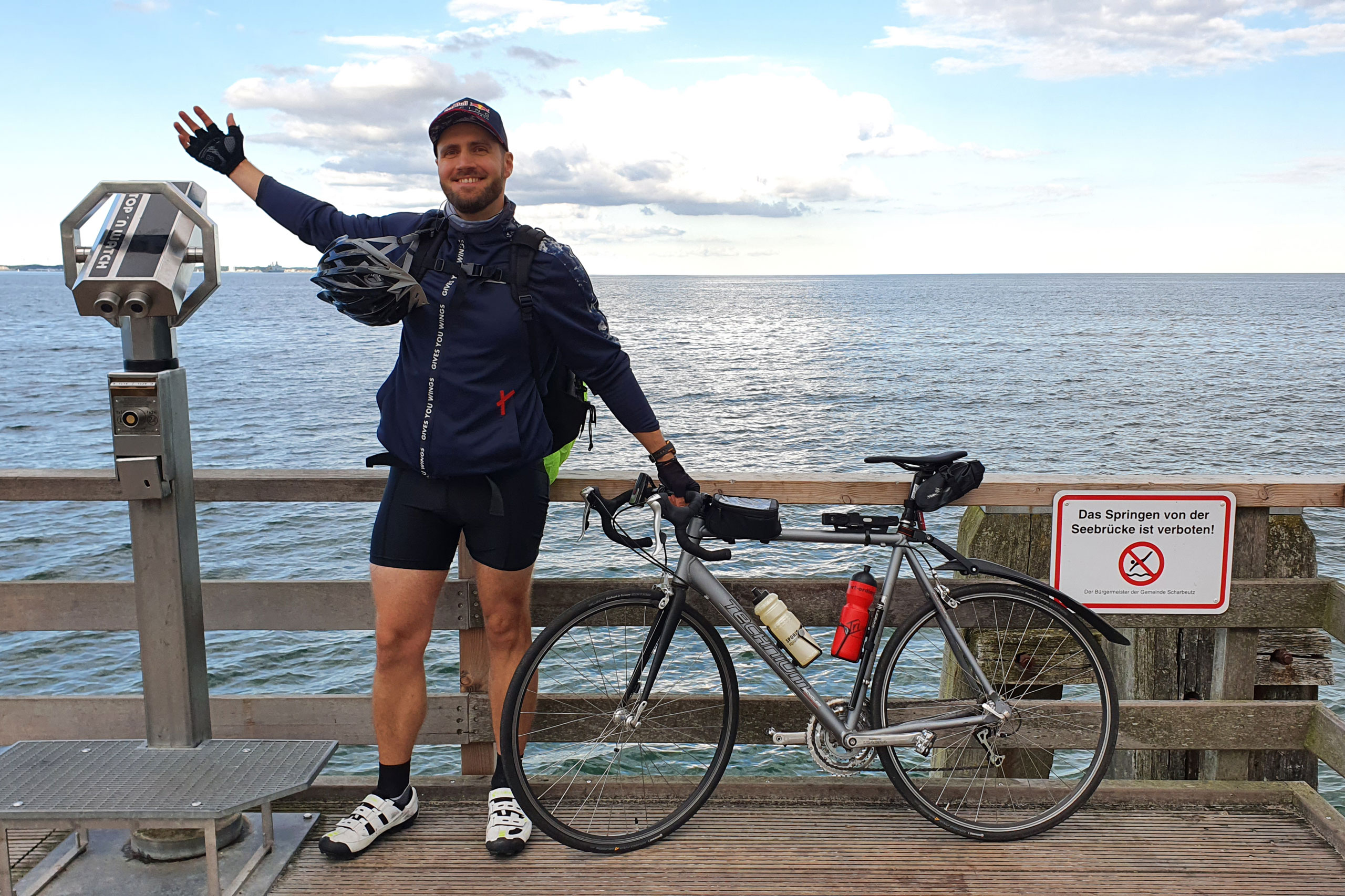 Michael Biller auf seiner Tour